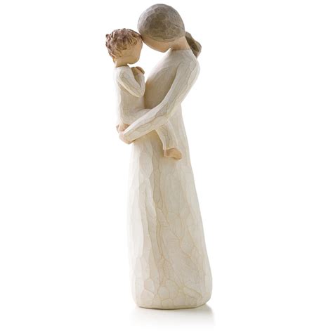 mother and son figurines|willow tree mom and baby.